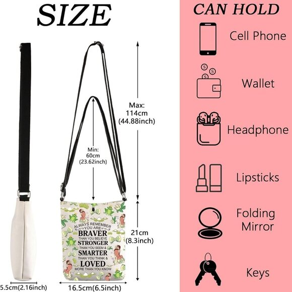 Versatile Frog Lover Shoulder Bag - Lightweight Canvas Tote for Daily Adventures - Picture 3 of 7